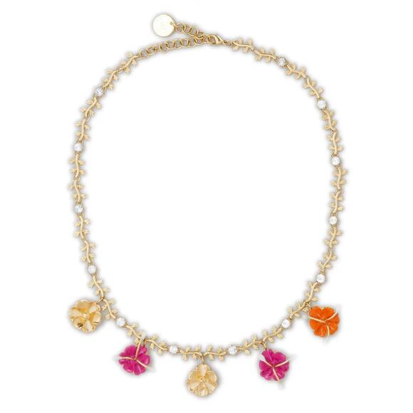 MARNI Flower-motif Charm Necklace - Picture 1 of 2